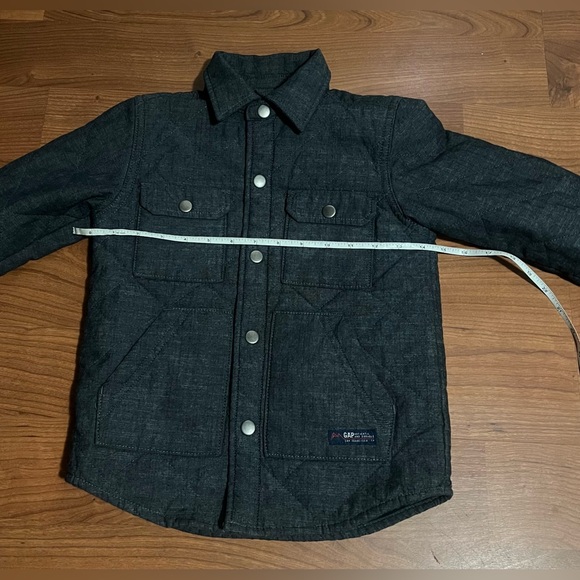GAP Boys Denim Quilted chambray jacket - Picture 5 of 14